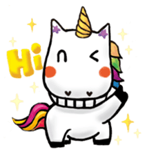 Lala Unicorn sticker #8518851