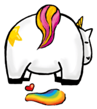 Lala Unicorn sticker #8518855