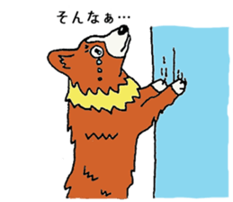 mokomoko Corgi sticker #8519448