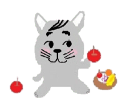 A sticker of animals. sticker #8519755