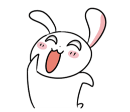 Usagi Rabbit - Just Laughing sticker #8521652