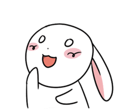 Usagi Rabbit - Just Laughing sticker #8521658