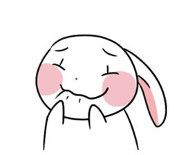Usagi Rabbit - Just Laughing sticker #8521667