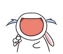 Usagi Rabbit - Just Laughing sticker #8521668