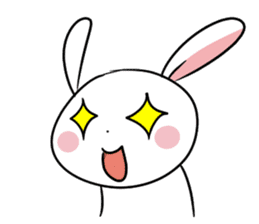 Usagi Rabbit - Just Laughing sticker #8521671