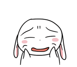 Usagi Rabbit - Just Laughing sticker #8521673