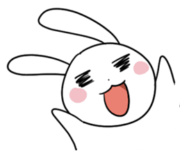 Usagi Rabbit - Just Laughing sticker #8521674