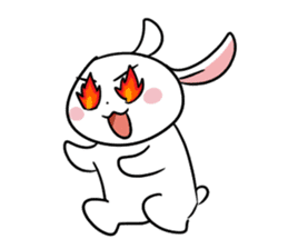 Usagi Rabbit - Just Laughing sticker #8521676