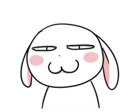 Usagi Rabbit - Just Laughing sticker #8521677