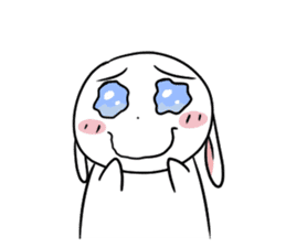Usagi Rabbit - Just Laughing sticker #8521679