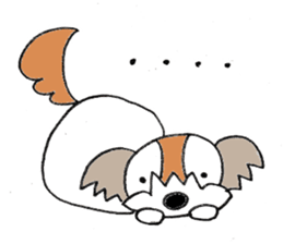 playful Shih Tzu sticker #8522100