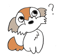 playful Shih Tzu sticker #8522105