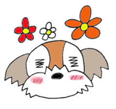 playful Shih Tzu sticker #8522113