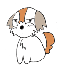 playful Shih Tzu sticker #8522118