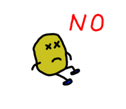 Potato chips man sticker #8522404