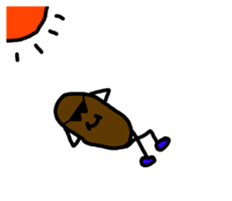 Potato chips man sticker #8522405