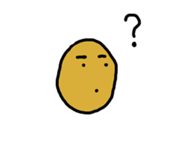 Potato chips man sticker #8522408