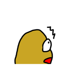 Potato chips man sticker #8522410