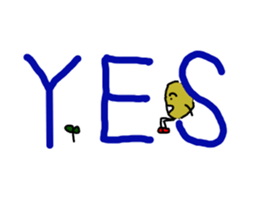 Potato chips man sticker #8522417