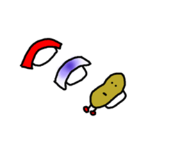 Potato chips man sticker #8522423