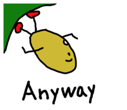 Potato chips man sticker #8522431