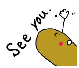 Potato chips man sticker #8522433