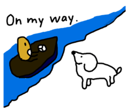 Potato chips man sticker #8522438