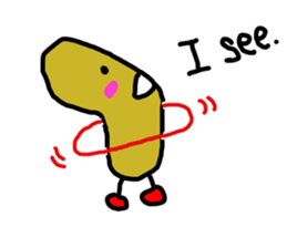 Potato chips man sticker #8522439