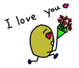 Potato chips man sticker #8522441