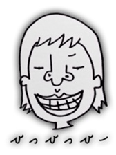 Paper person sticker #8522686