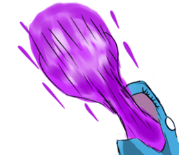 blue snake sticker #8523492