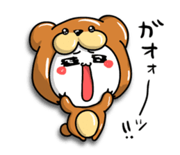 marumaru bear.ver sticker #8523523