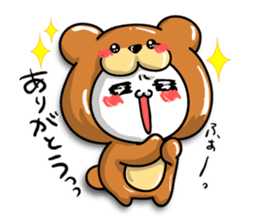 marumaru bear.ver sticker #8523524