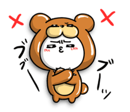 marumaru bear.ver sticker #8523535