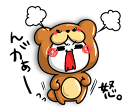 marumaru bear.ver sticker #8523536