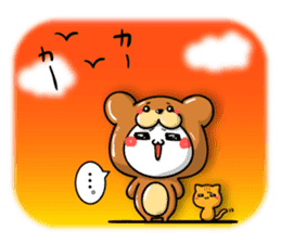 marumaru bear.ver sticker #8523546