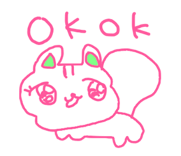 The losing heart Squirrel vol,2 (pink) sticker #8523839