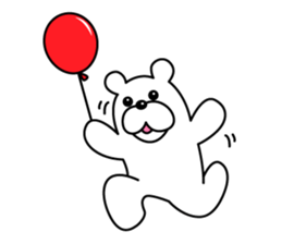 Play the fool Bear sticker #8524061