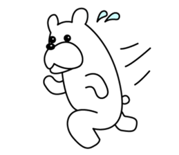 Play the fool Bear sticker #8524063