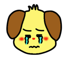 Dog HEMUMU of the eyebrows sticker #8524550