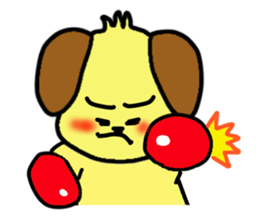 Dog HEMUMU of the eyebrows sticker #8524552