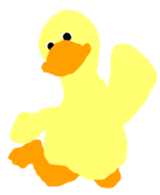 the yellow duck sticker sticker #8525246