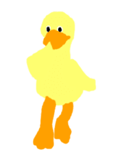 the yellow duck sticker sticker #8525247