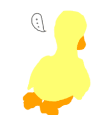 the yellow duck sticker sticker #8525248
