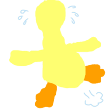 the yellow duck sticker sticker #8525254