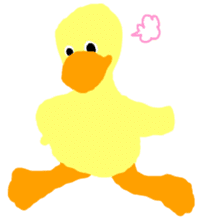 the yellow duck sticker sticker #8525266