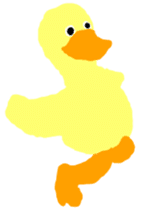 the yellow duck sticker sticker #8525281