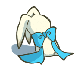 The Ribbon Bunny Rabby sticker #8525844