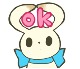The Ribbon Bunny Rabby sticker #8525847