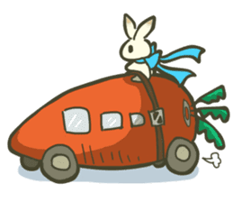 The Ribbon Bunny Rabby sticker #8525865